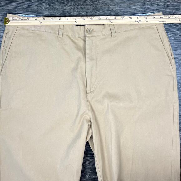 American Tall Men’s Chino Big and Tall Shorts SZ 40T Desert Khaki Vacation - Picture 6 of 9